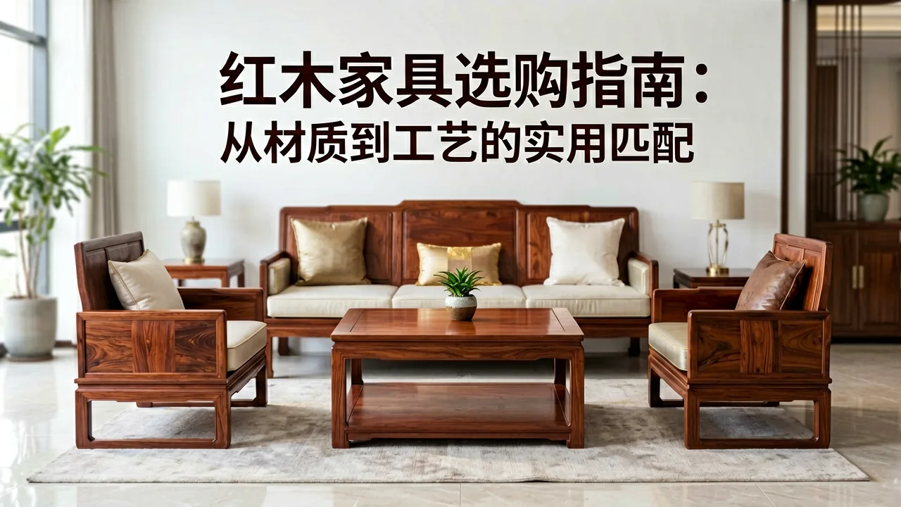 红木家具选购指南：从材质到工艺的实用匹配